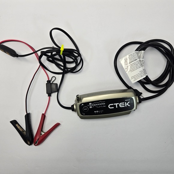 CTEK MXS 5.0 Battery Charger 12V 4.3A 8-Step Charging Model 1090 Gold Black - Picture 3 of 8